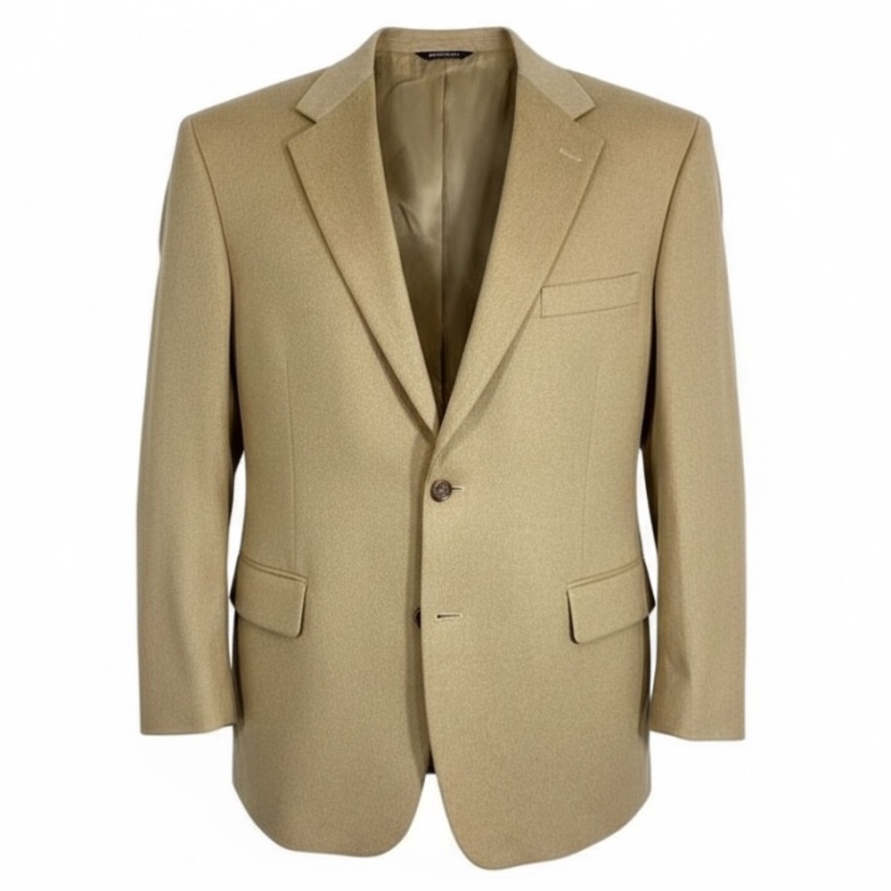 CAMEL HAIR blaze Men's jacket lined  Haspel‎ size 42